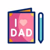 GIF Dad Greeting Card, gratuit CC0