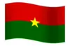 Burkina Faso Flag GIF, ücretsiz CC0