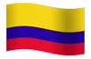 Colombia Flag GIF, free CC0