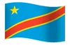 Congo Flag GIF, free CC0