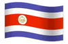 Costa Rica Flag GIF, free CC0