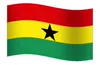 Ghana Flag GIF, free CC0