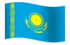 GIF Kazakhstan Flag, gratis CC0