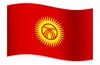 Kyrgyzstan Flag GIF, free CC0