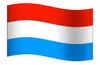 Luxembourg Flag GIF, free CC0