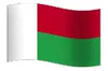 Madagascar Flag GIF, free CC0