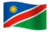 Namibia Flag GIF, free CC0