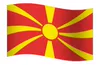 North Macedonia Flag GIF, kostenlos CC0