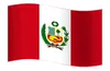 GIF Peru Flag, gratuit CC0