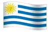 Uruguay Flag GIF, free CC0