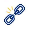 Broken Link GIF, free CC0
