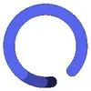 Blue Circular Spinner GIF, kostenlos CC0