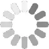 Gray Loading Spinner GIF, free CC0