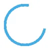 Light Blue Spinner GIF, free CC0