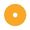GIF Orange Circle Loading, gratis CC0