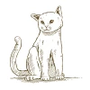 White Cat Icon