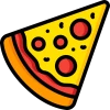 Pizza Icon, free CC0