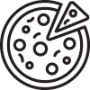 Pizza Icon, free CC0