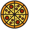 Pizza Icon, free CC0