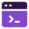 Colorful Terminal Icon, free CC0