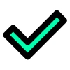 Correct Blue Icon, free CC0