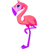 Flamingo Icon, free CC0