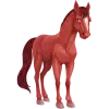 Horse Cartoon Cowgirl Icon, free CC0