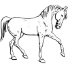 Horse Clipart Icon, kostenlos CC0