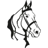 Horse Head Icon, free CC0