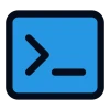 Modern Color Terminal Icon, free CC0