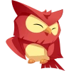 Red Owl Icon, free CC0