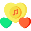 Hearts Icon, free CC0