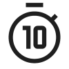 10 Seconds Icon, free CC0