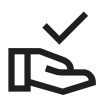 Approval Delegation Icon, free CC0