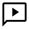 Auto Read Play Icon, free CC0