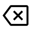 Backspace Icon, free CC0