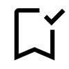 Bookmark Added Icon, free CC0