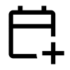 Calendar Add On Icon, kostenlos CC0
