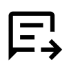 Chat Paste Go Icon, free CC0