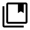 Icône Collections Bookmark, gratuit CC0