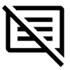 Comments Disabled Icon, free CC0