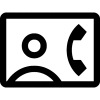 Contact Phone Icon, free CC0