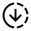 Downloading Icon, free CC0