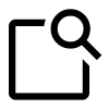 Feature Search Icon, free CC0