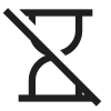 Hourglass Disabled Icon, free CC0