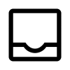 Inbox Icon, free CC0