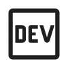 Logo Dev Icon, free CC0
