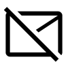 Mail Off Icon, kostenlos CC0