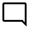 Mode Comment Icon, free CC0
