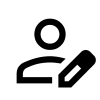 Person Edit Icon, free CC0
